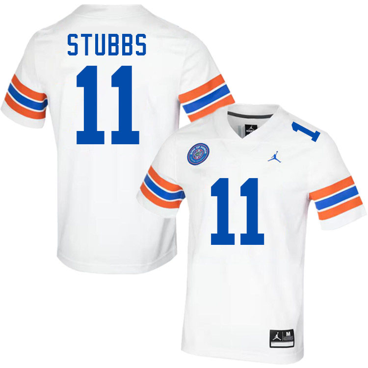 Hylton Stubbs Florida Jersey,Florida Gators #11 Hylton Stubbs Uniforms,Jersey Youth-Throwback White